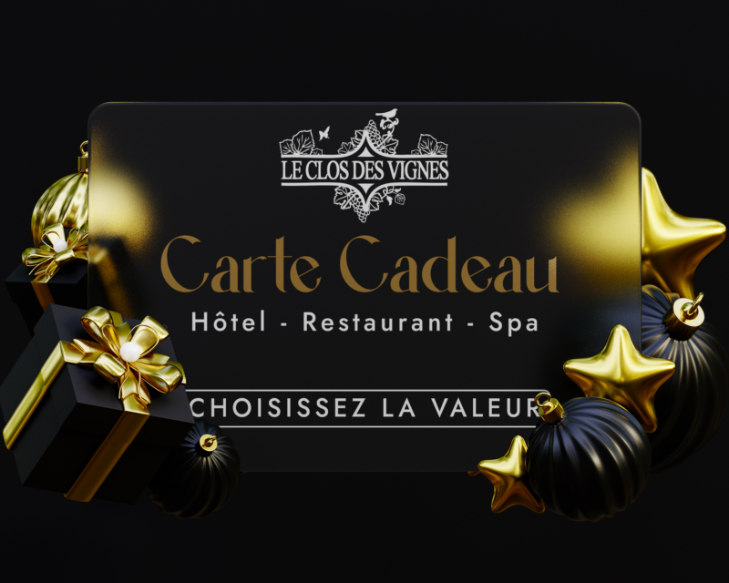 Carte Cadeau - Hôtel, Restaurant & Spa - Choisissez le montant